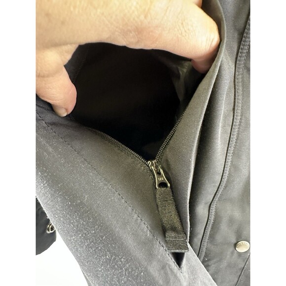 Eddie Bauer Charly Parka Weatheredge Waterproof Rain Jacket Black Women Large - Picture 3 of 16